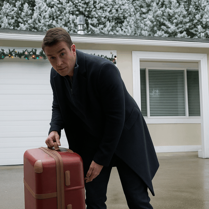 Robert Buckley Merry Christmas Ted Cooper Coat2