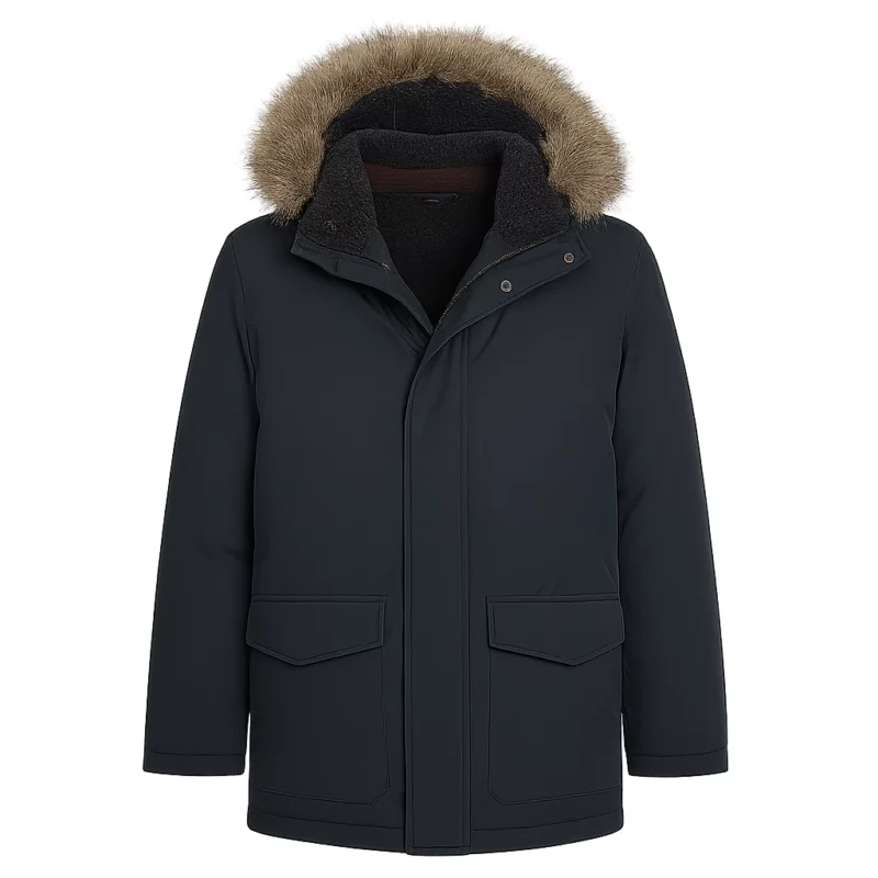 Rowan Man vs Baby Black Jacket