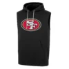 San Francisco 49ers 2025 George kittle Sleeveless WHITE Hoodie