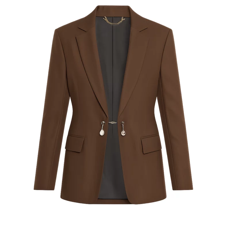 Selena Gomez Only In the Building S05 Brown Blazer