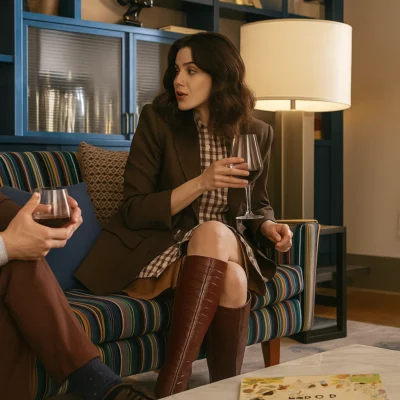 Selena Gomez Only Murders In the Building S05 Brown Blazer