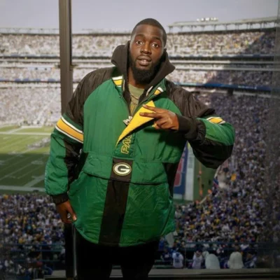 Sheck Wes Packers Hooded Jacket