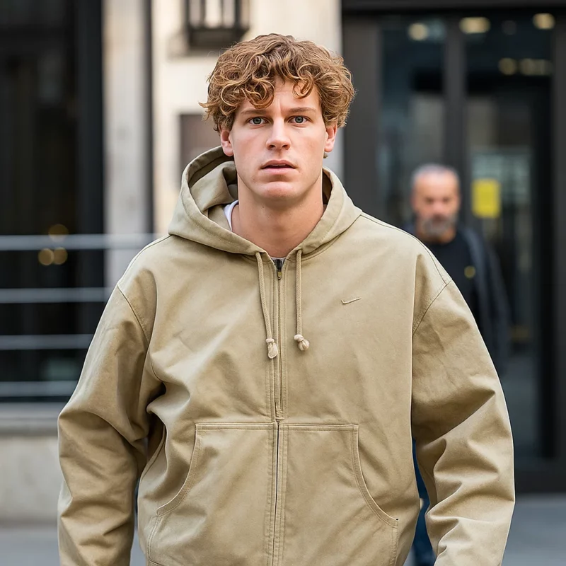 Sinner Turin ATP Finals Beige Hoodie