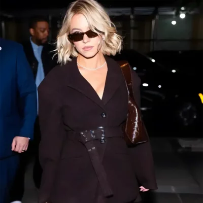 Sydney Sweeney New York City 2025 Coat