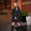 Taylor Swift NYC Black Coat 2