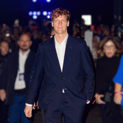 Tennis Player Jannik Sinner FinalsBlack Blazer