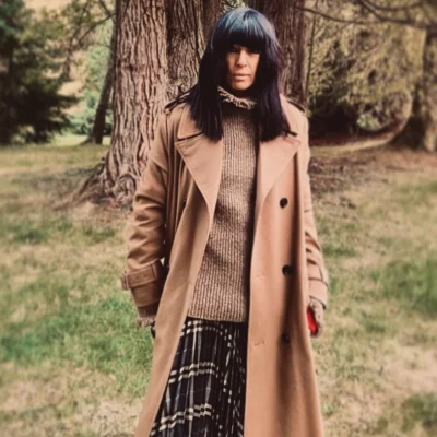 The Celebrity Traitors Claudia Winkleman Trench Coat