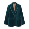 The Celebrity Traitors S01 Claudia Winkleman Blue Blazer