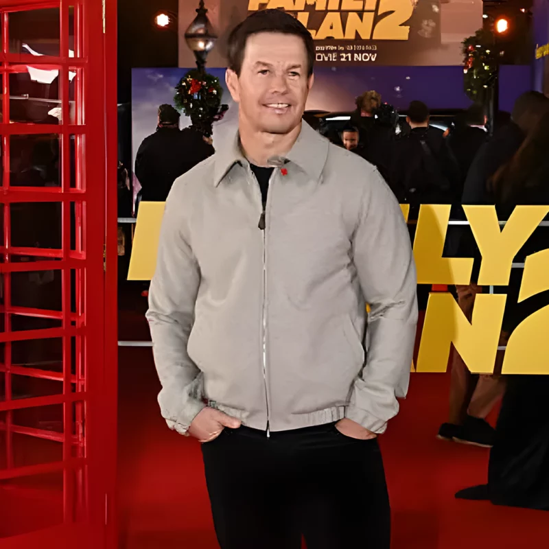 The Family Plan Premiere Mark Wahlberg Jacket