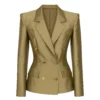 The World Emmanuelle Chriqui Golden Blazer
