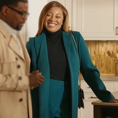 Unexpected Christmas Reagan Gomez Coat
