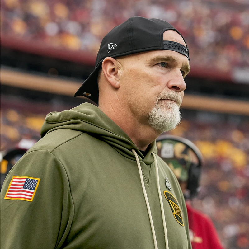 Washington Commanders Salute to 2025 Dan Quinn Hoodie