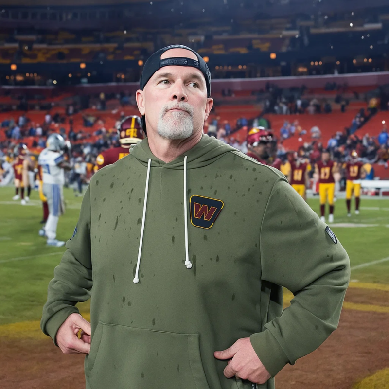 Washington Commanders Salute to Service Dan Quinn Hoodie