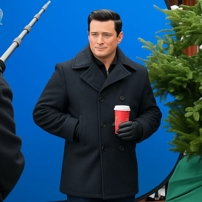 Wes A Newport Christmas Nick Black Coat