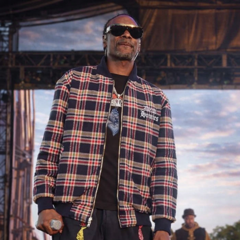 12th Annual Christmas Snoop Dogg Plaid Jacket