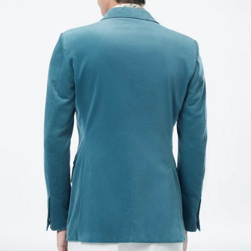 2Finding Mr Christmas S02 Jonathan Bennett Blue Velvet Blazer