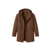 Jesse Hudson and Rex S08 Justin Kelly Brown Hooded Jacket