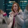 2The Infinite Explorer Hannah Fry Grey Puffer Jacket