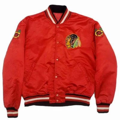 80â€™s Chicago Blackhawks Jacket