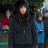 A Merry Little Ex-Mas Jameela Jamil Fur Jacket