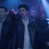 A Very Jonas Christmas Movie Joe Jonas Black Leather