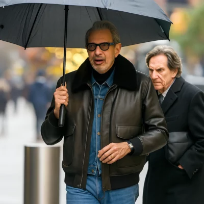 ABC Studios NYC 2025 Jeff Goldblum Jacket