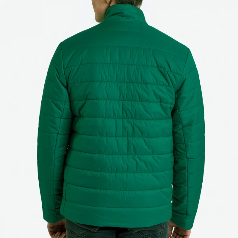 Alan Calder Shetland S10 Steven Miller Green Puffer Jacket