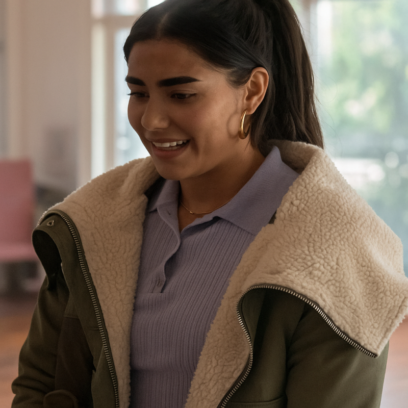 All Her Fault Ana Garcia Green Jacket