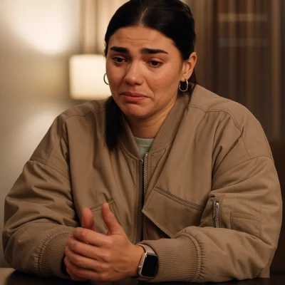 All Her Fault Ana Garcia Kartiah Vergara Brown Bomber Jacket