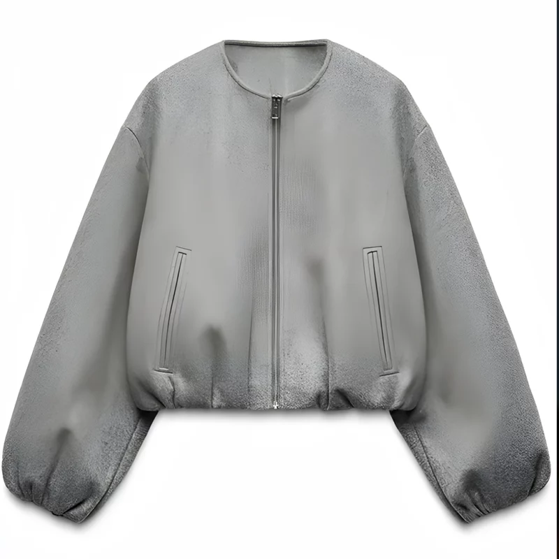 Amanda Rollins Law and Order SVU S27 Kelli Giddish Grey Jacket