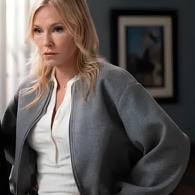 Amanda Rollins Law and Order SVU S27 Kelli Giddish Grey Jacket