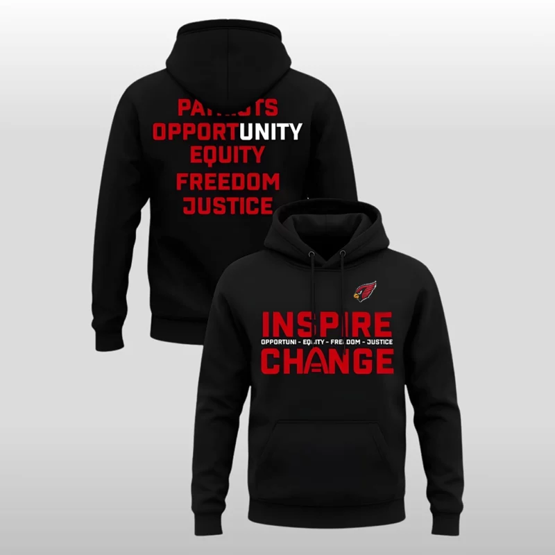 Arizona Cardinals Inspire Change 2025 Jonathan Gannon Black Hoodie