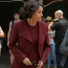 Boston Blue Gloria Reuben Maroon Jacket