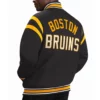 Boston Bruins Tailback Black Bomber Jacket