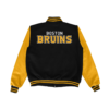 Boston Bruins Team Blue and Yellow Varsity Jacket