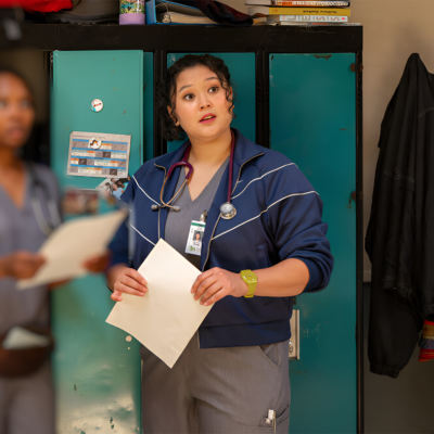Brilliant Minds S02 Aury Krebs Blue Jacket