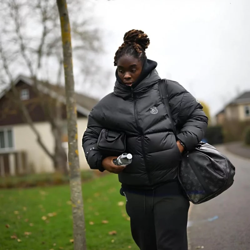 Chelsea FC Black Hooded Jacket