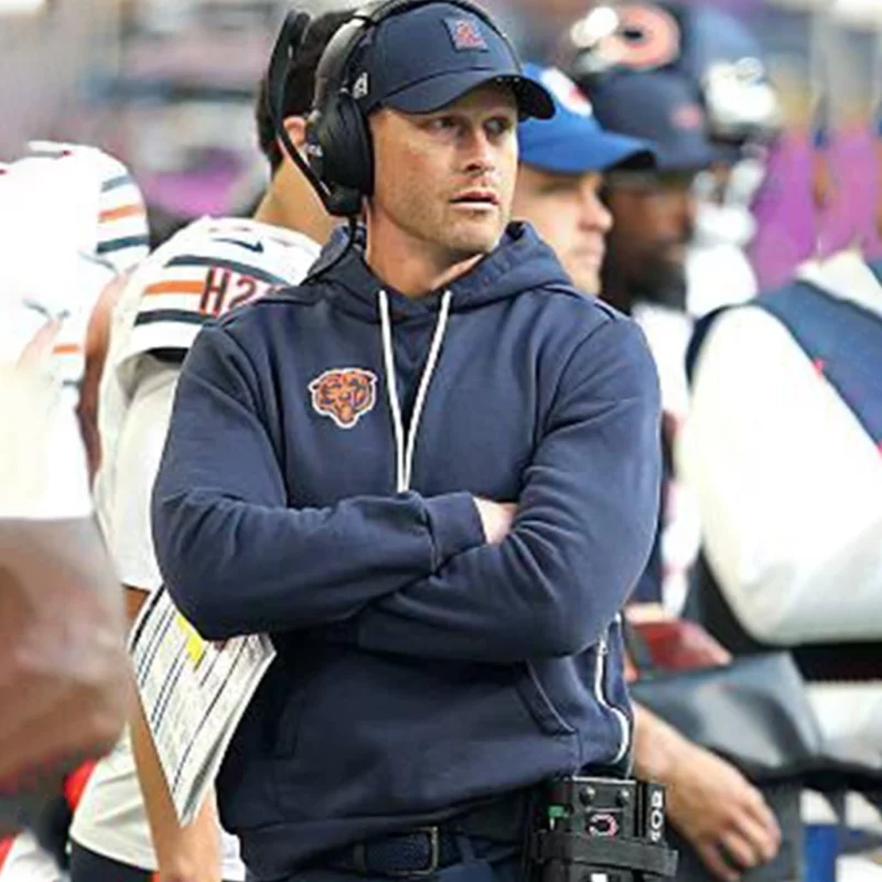 Chicago Bears Sideline 2025 Coach Ben Johnson
