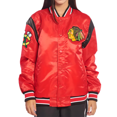 Chicago Blackhawks Teddy Red Jacket