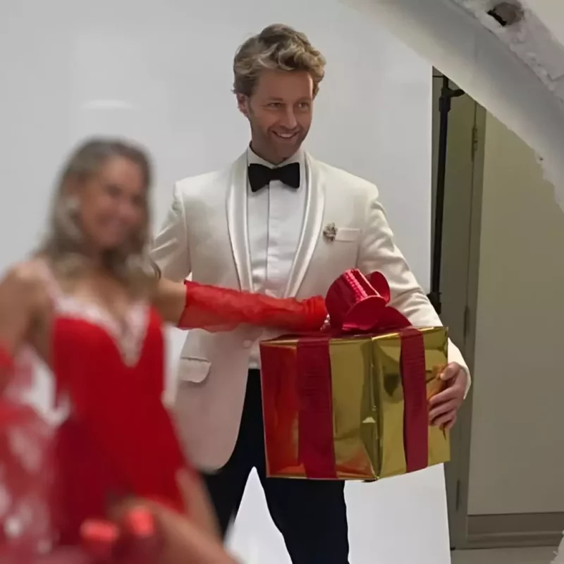 Christmas in the Ballroom Trent Whiddon White Blazer