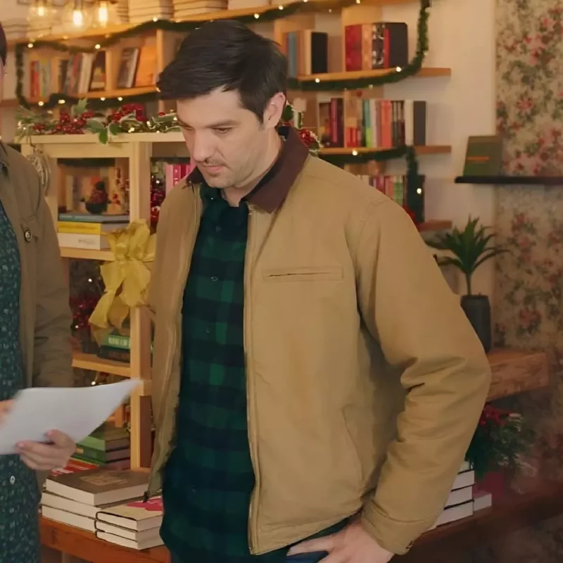 Christmas on Every Page Movie William Jake Allyn Brown Jacket