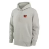 Cincinnati Bengals Sideline Joe Burrow Grey Pullover Hoodie