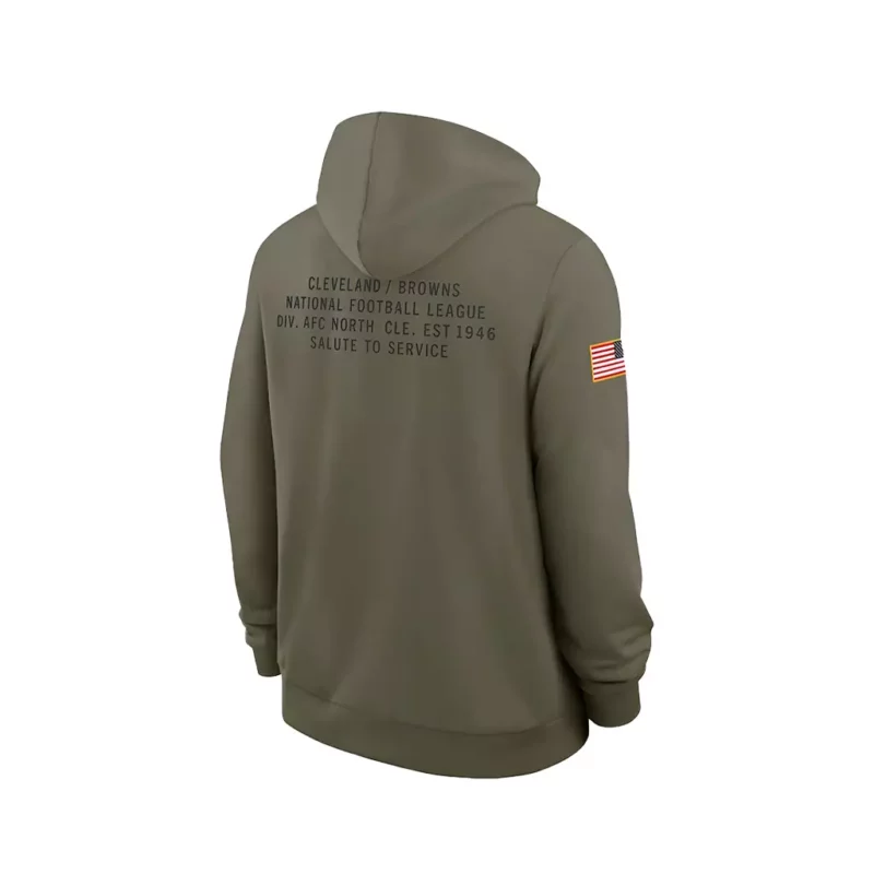 Cleveland Browns Salute to 2025 Hoodie