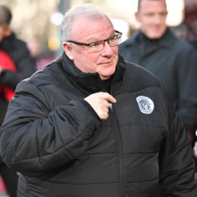 Coach Steve Evans Black Jacket