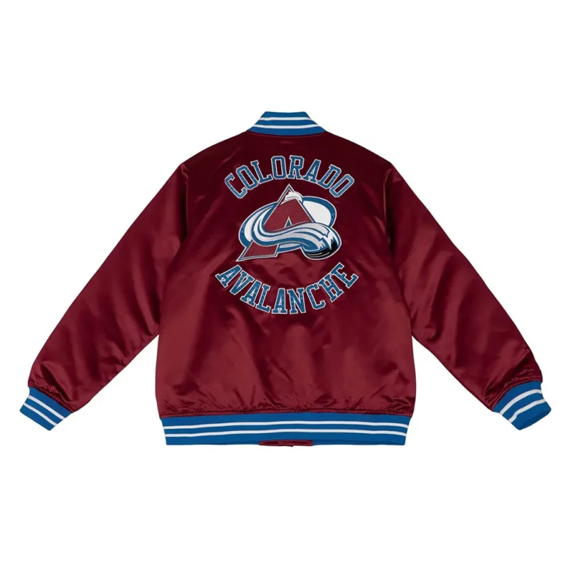 Colorado Avalanche Team Maroon Bomber Jacket