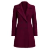 Dakota Fanning All Her Fault S01 Jenny Kaminski Long Wool Coat