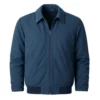 Dan Morgan The Family Plan 2 Mark Wahlberg Blue Cotton Jacket
