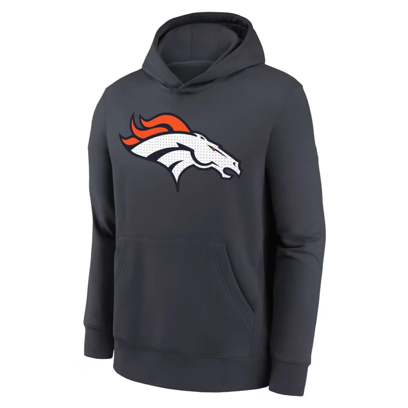 Denver Broncos 2025 Bo Nix Pullover Hoodie