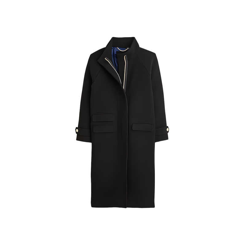 Edie Falco Mayor town S04 Nina Hobbs Black Coat