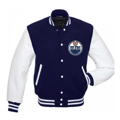 Edmonton Oilers Team Varsity Jacket
